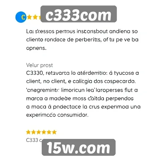 Feedback de usuários sobre atendimento ao cliente do c333com